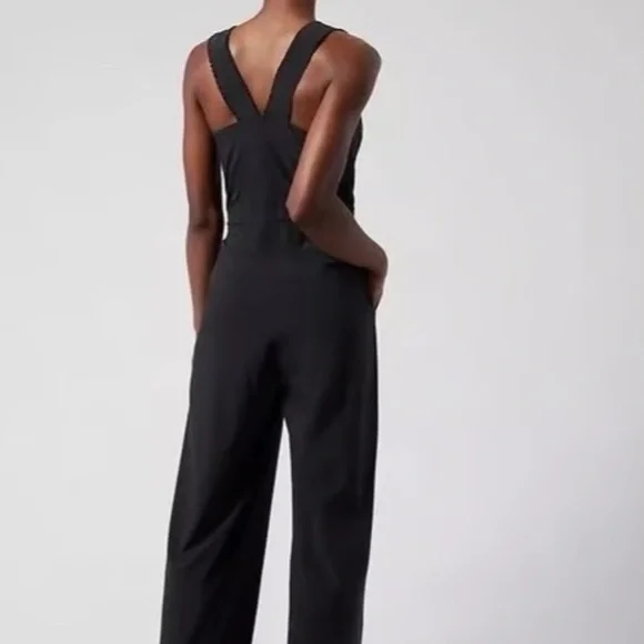 Athleta SAVANNA Black Jumpsuit - Picture 2 of 8